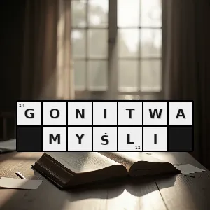 Rozwiązanie krzyżówki: natłok myśli w czyjejś głowie - gonitwa myśli | hasła, synonimy i podpowiedzi Hasło krzyżówkowe natłok myśli w czyjejś głowie - gonitwa myśli – rozwiązanie, synonimy, podpowiedzi i definicje krzyżówkowe